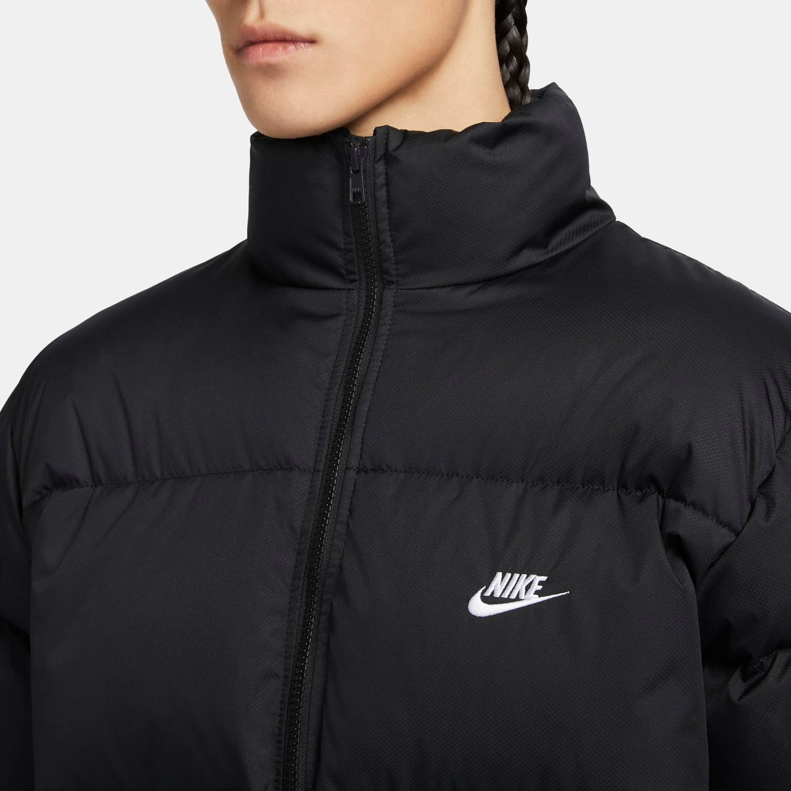 Nike Sportswear Club Puffer Jacket 'Black' FB7369-010 - 3