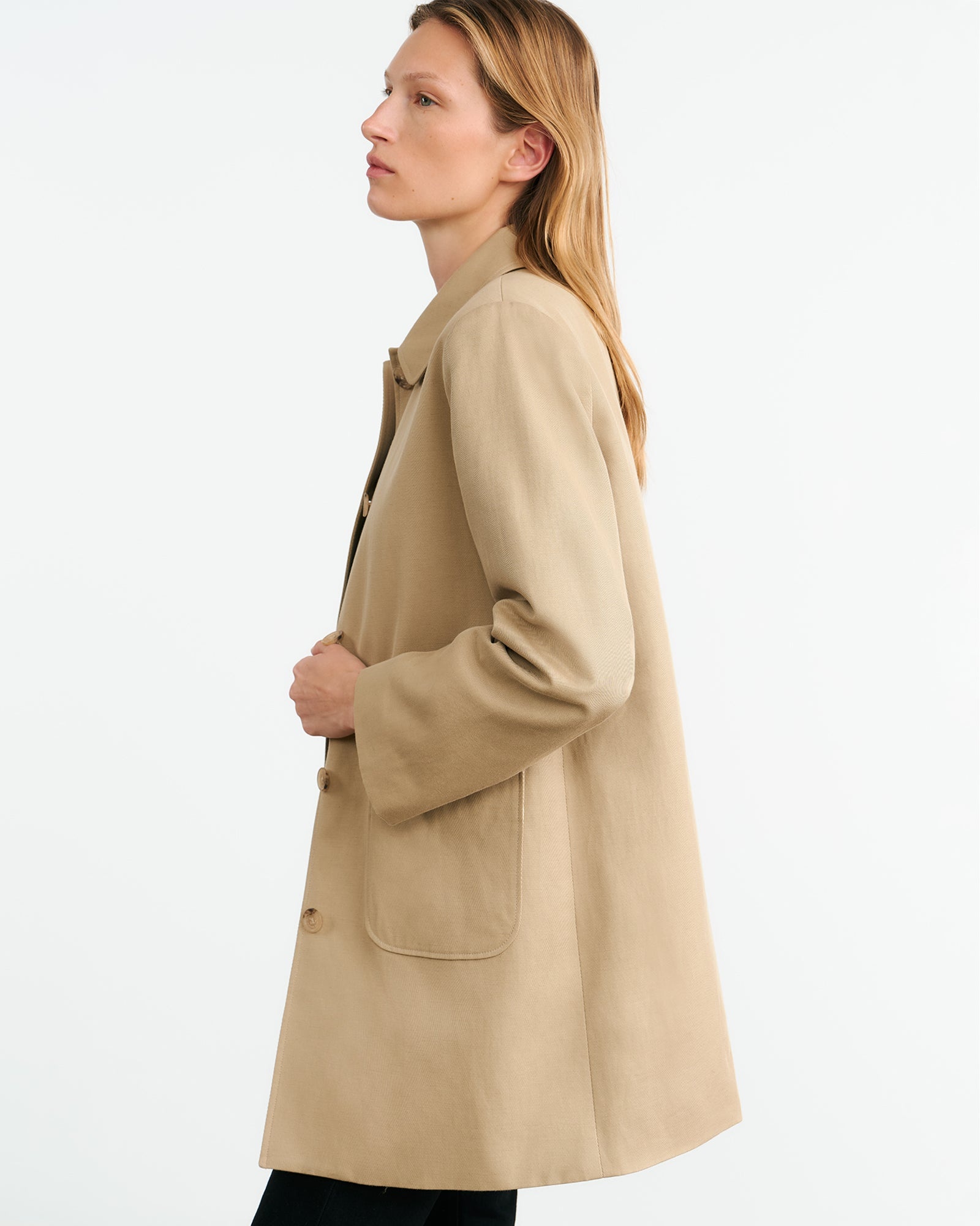 BALZAC SHORT DUSTER COAT - 4