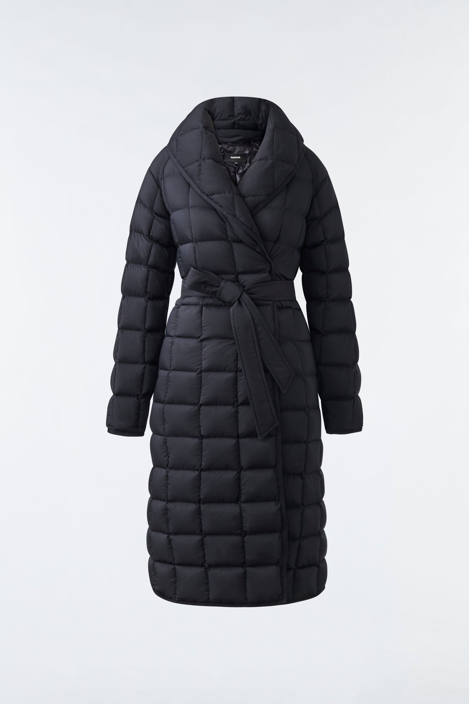 ALLEGRA Matte light down wrap coat - 1