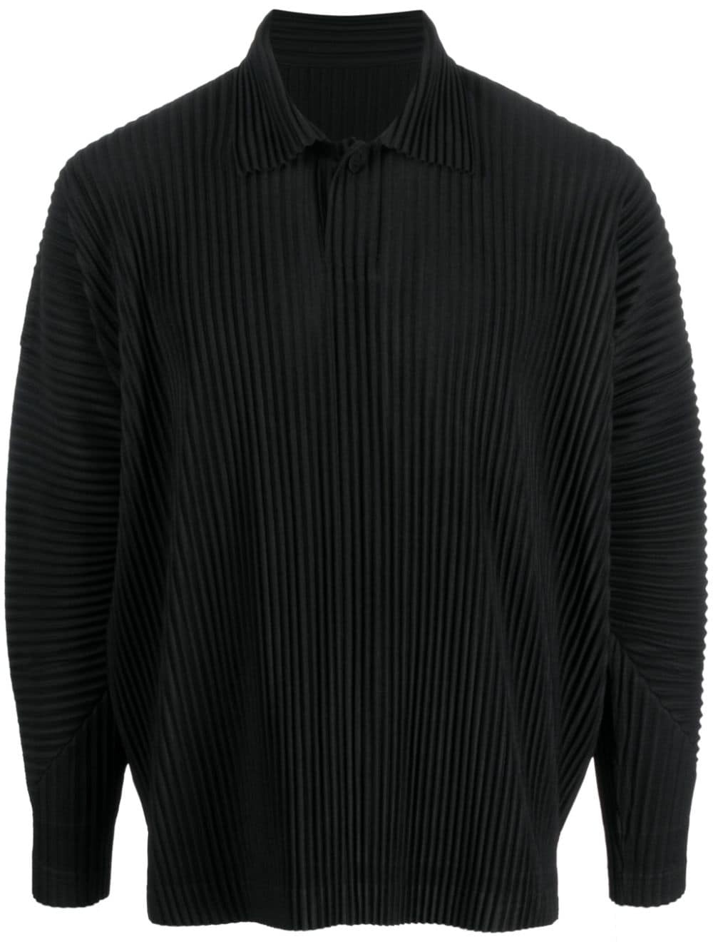 MC August pleated polo shirt - 1