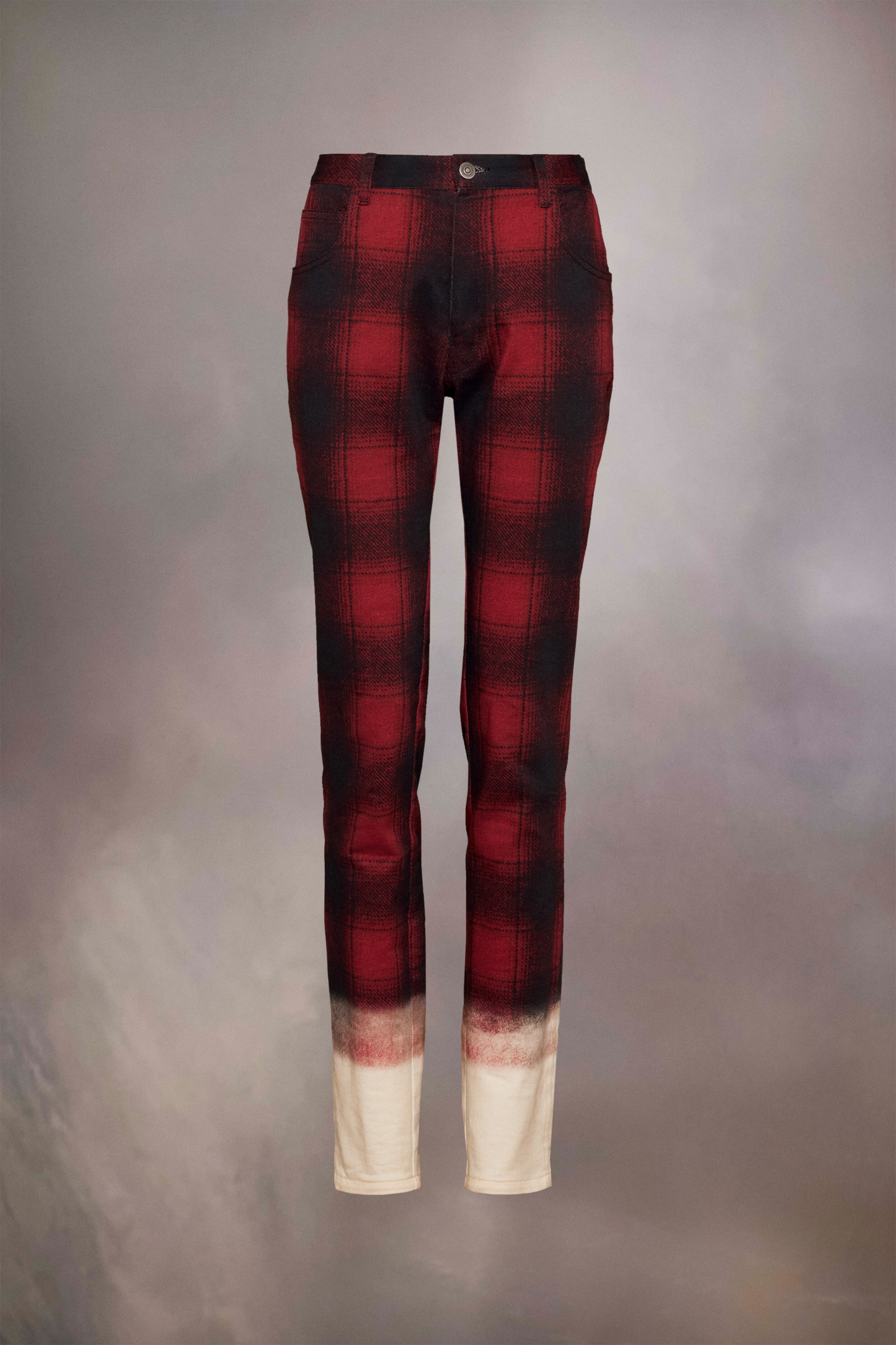 Pendleton check jeans - 1