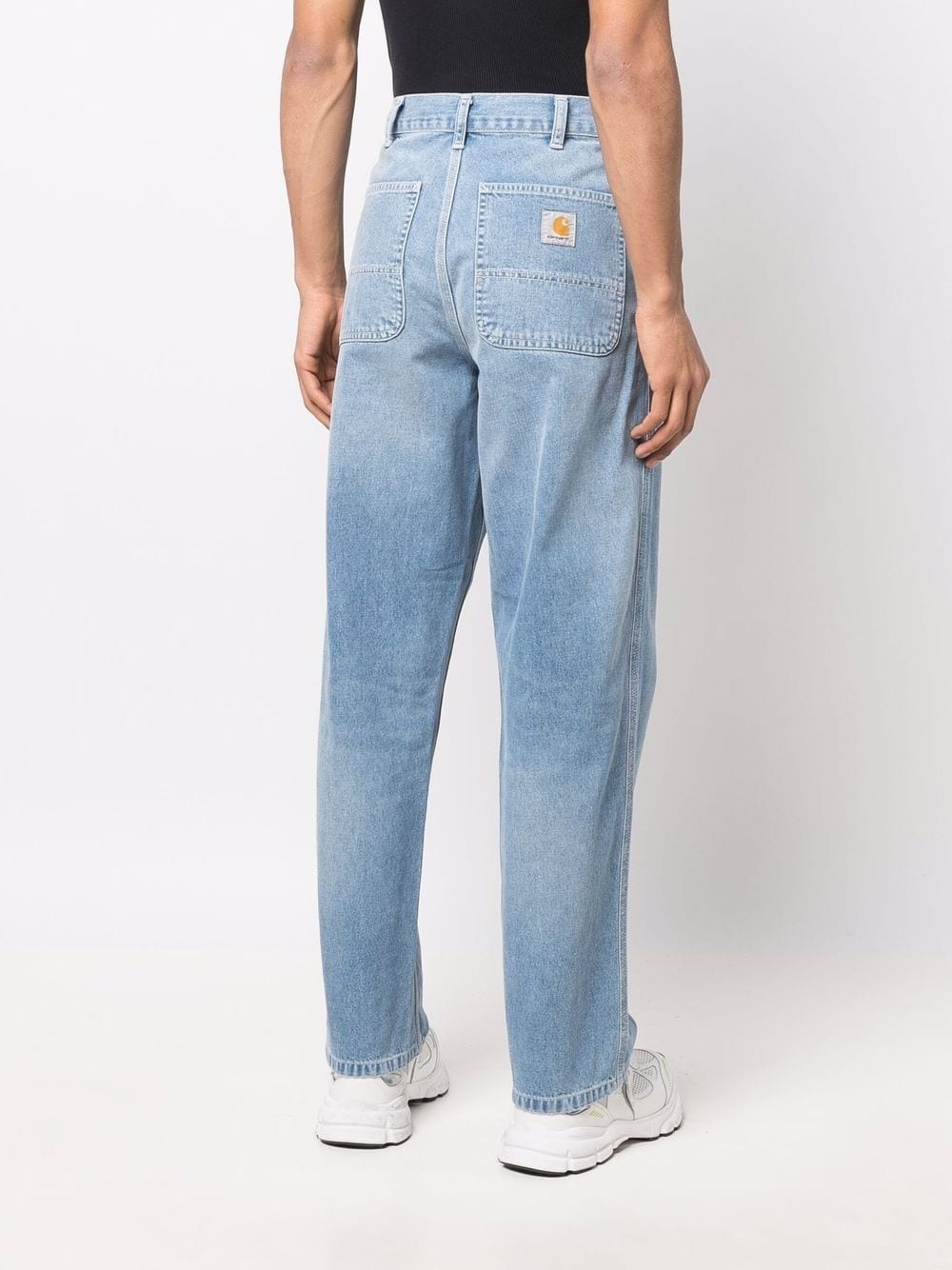 Simple straight-leg jeans - 4