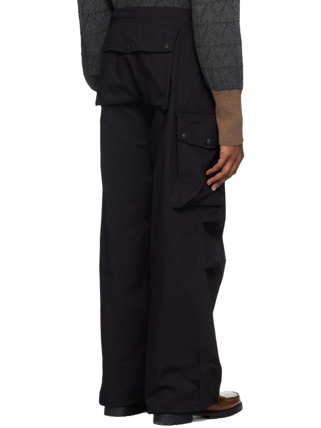 Black Field Cargo Pants - 3