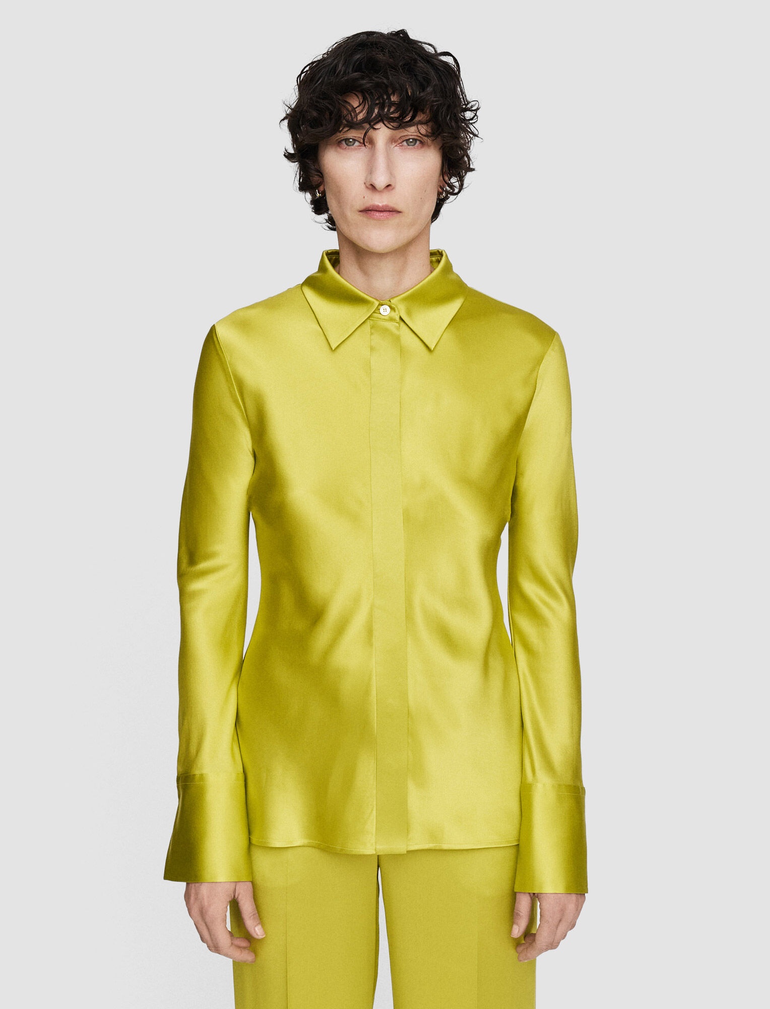 Silk Satin Brunel Blouse - 3