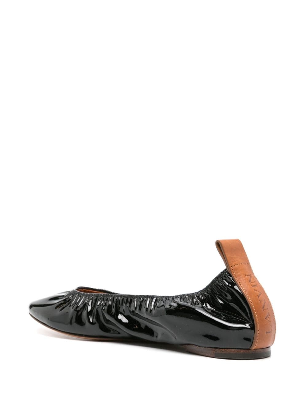 patent leather ballerina shoes - 3