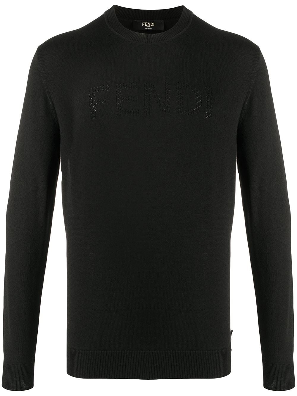 perforated logo detail jumper - 1