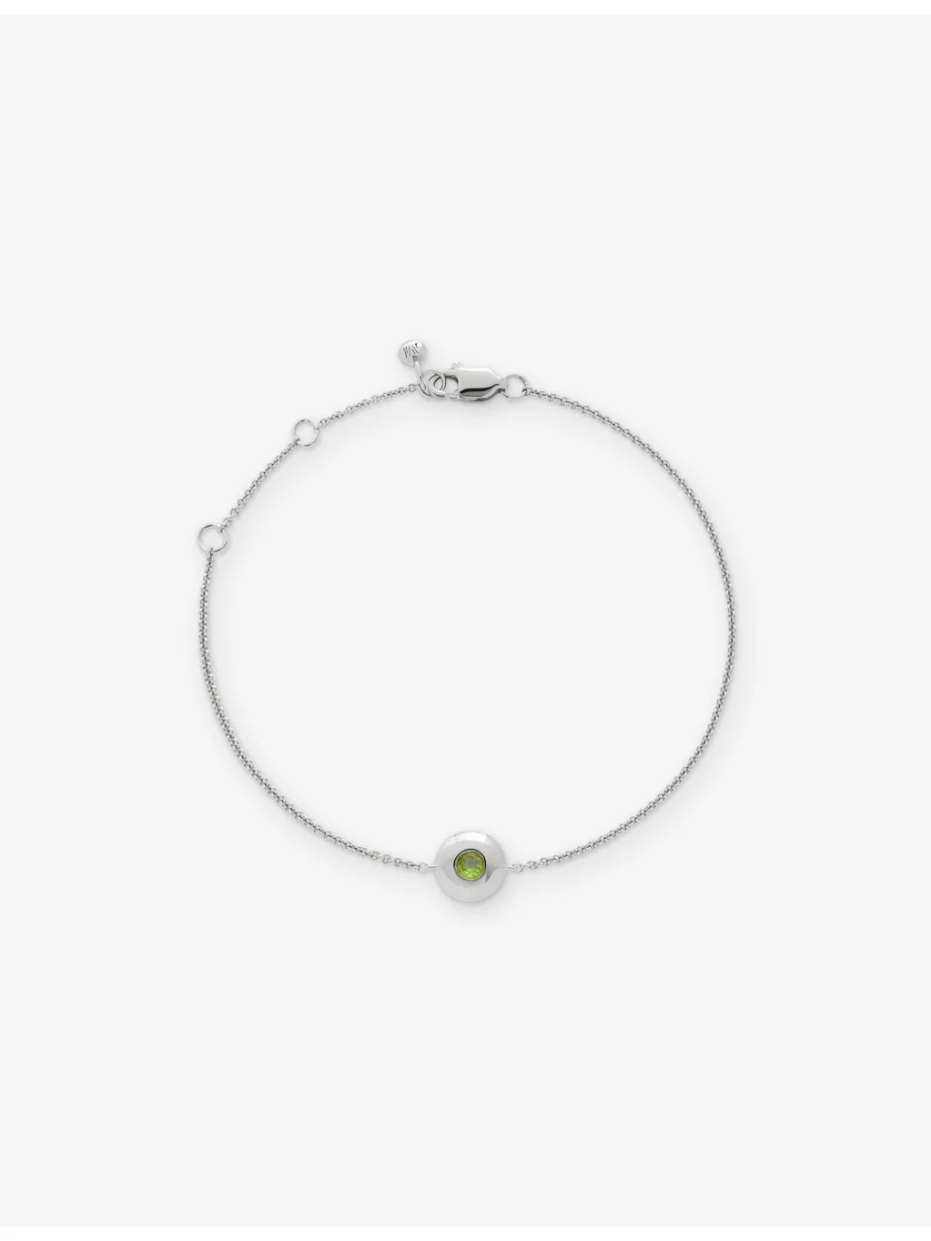 August Birthstone Peridot and Sterling-Silver Bracelet - 1