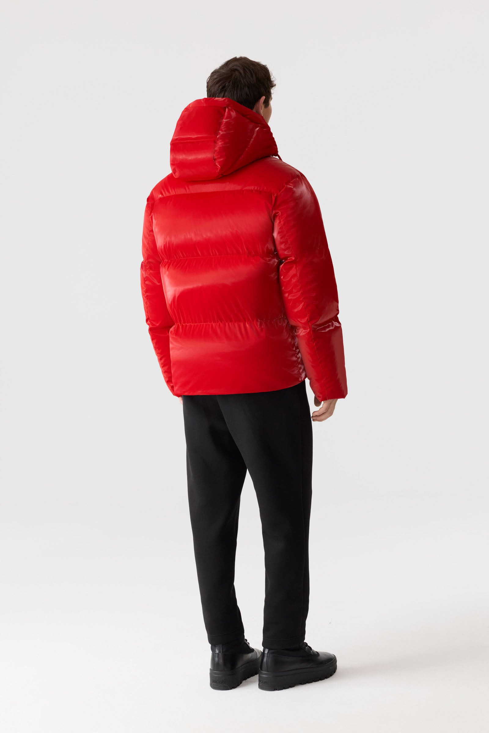 KENT-GLO High-Gloss Hooded Down Jacket - 4