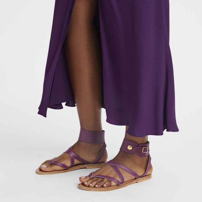 Longchamp Longchamp x K.Jacques Sandals Violet - Leather outlook