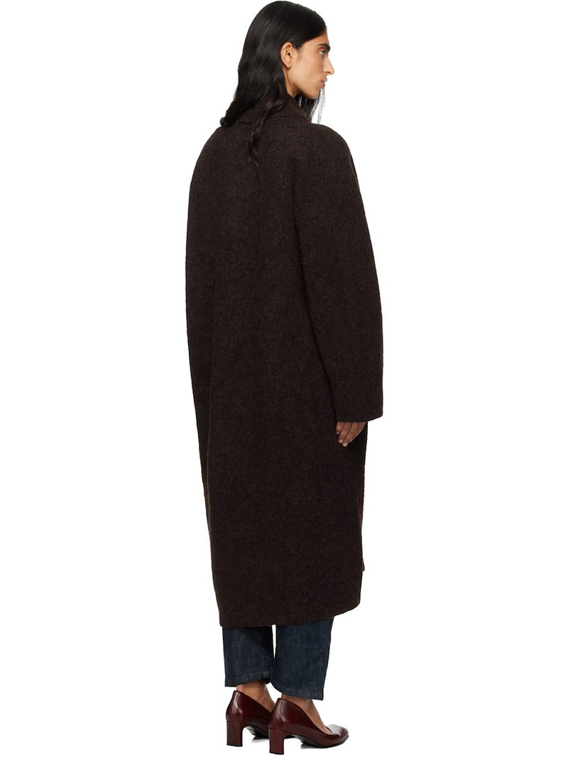 Brown Double Face Long Coat 3