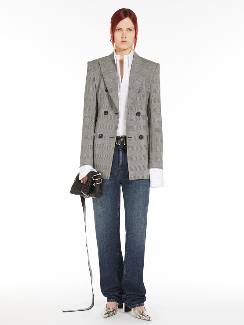 Sportmax ASTRO Prince of Wales tailored blazer outlook