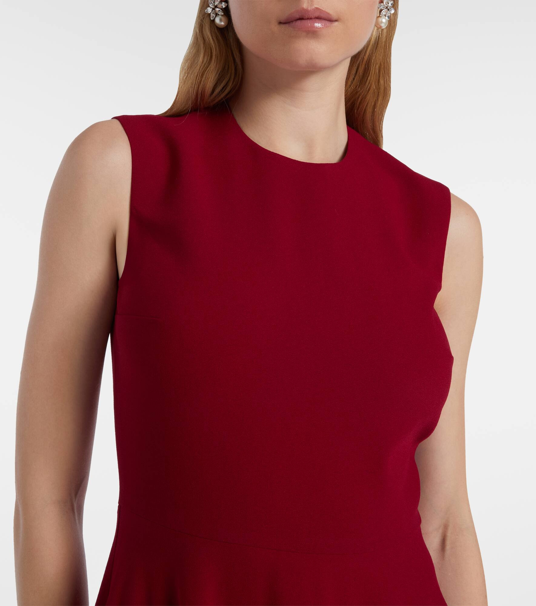 Gradient crêpe cocktail dress - 4