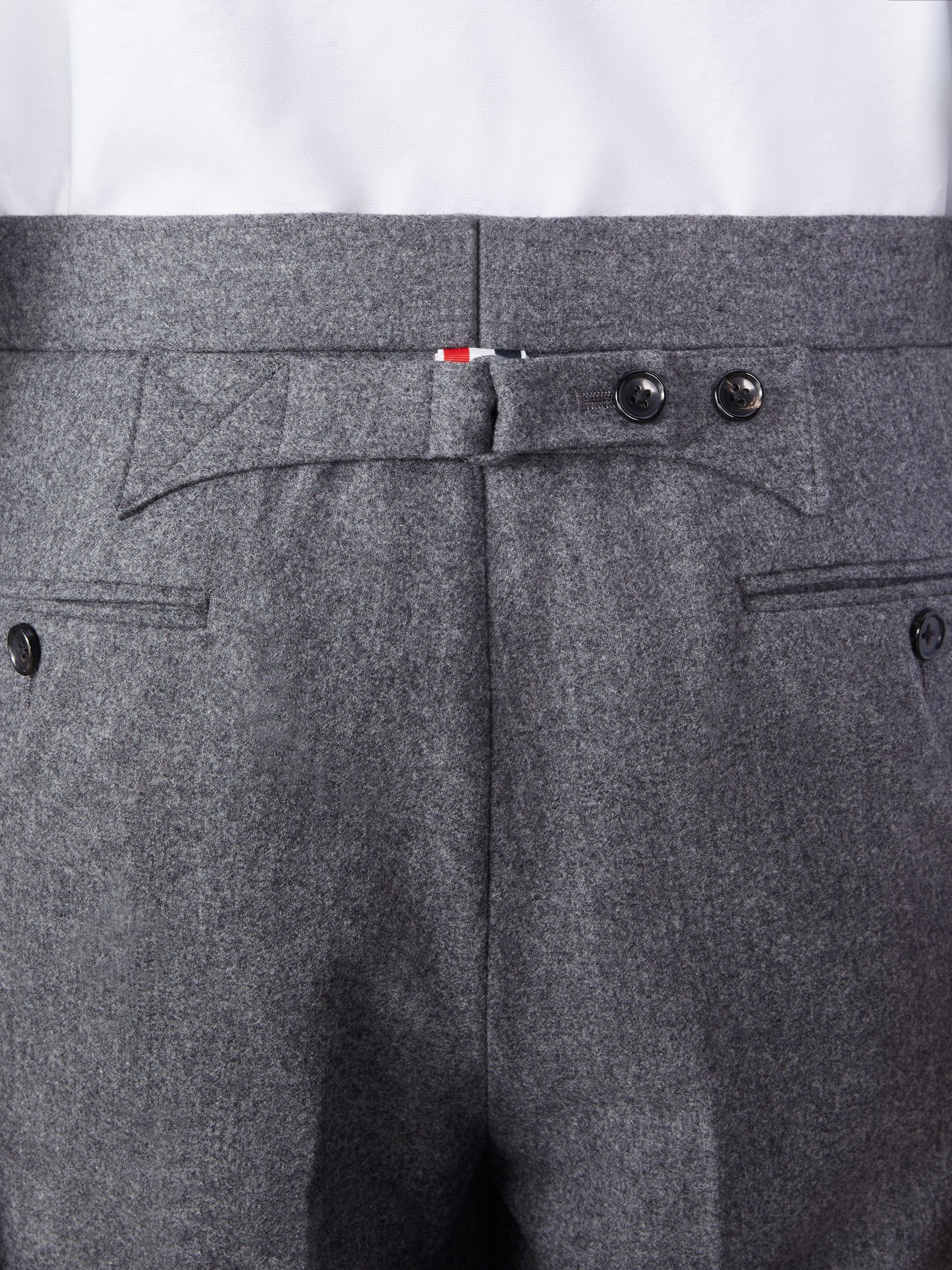 Flannel 4-Bar Low Rise Backstrap Trouser - 6