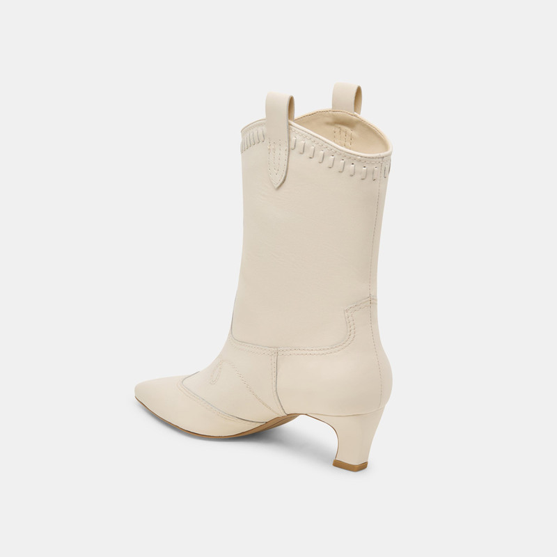 TAVLA BOOTS OFF WHITE LEATHER 8