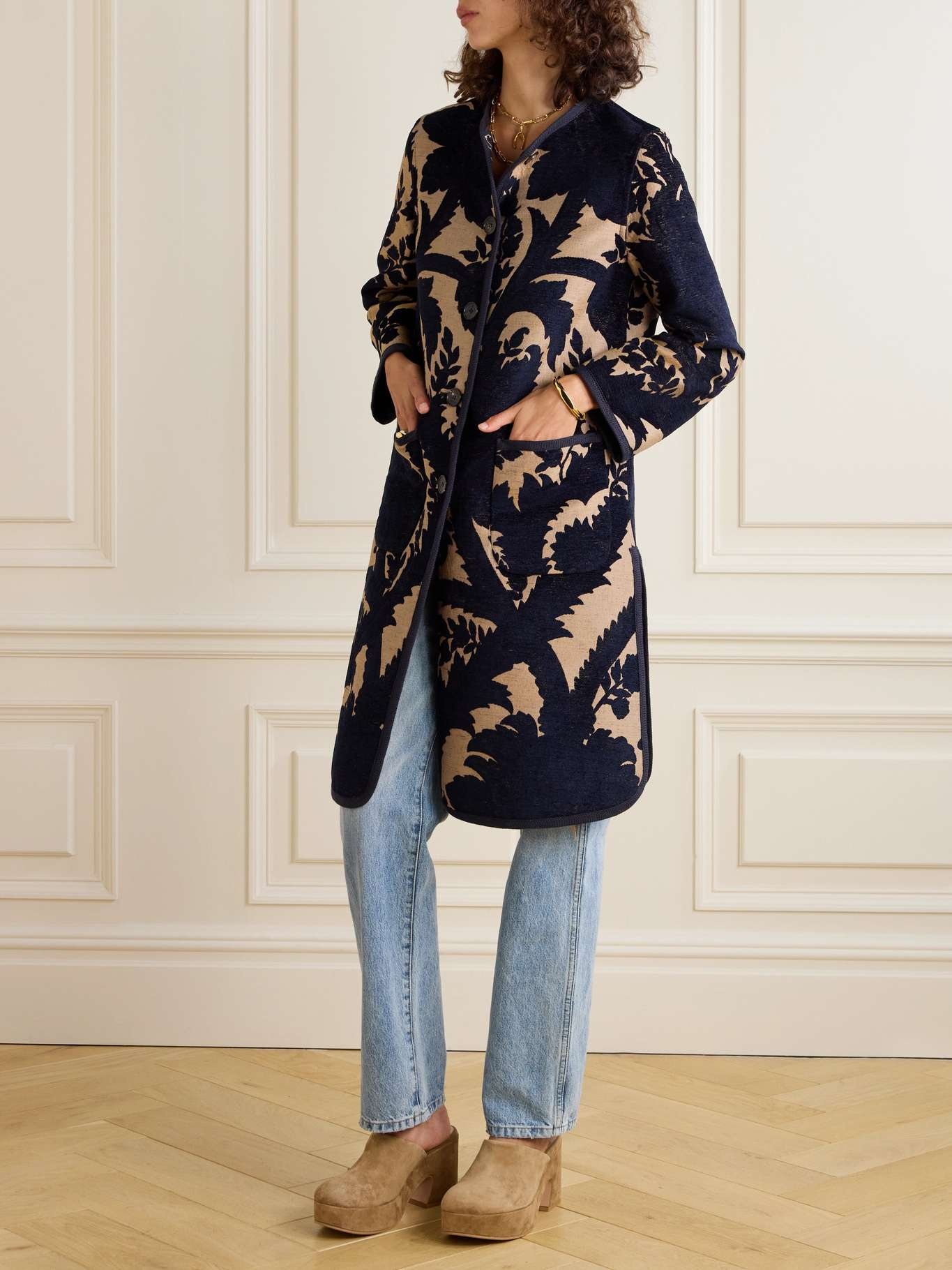 Reversible jacquard coat - 3