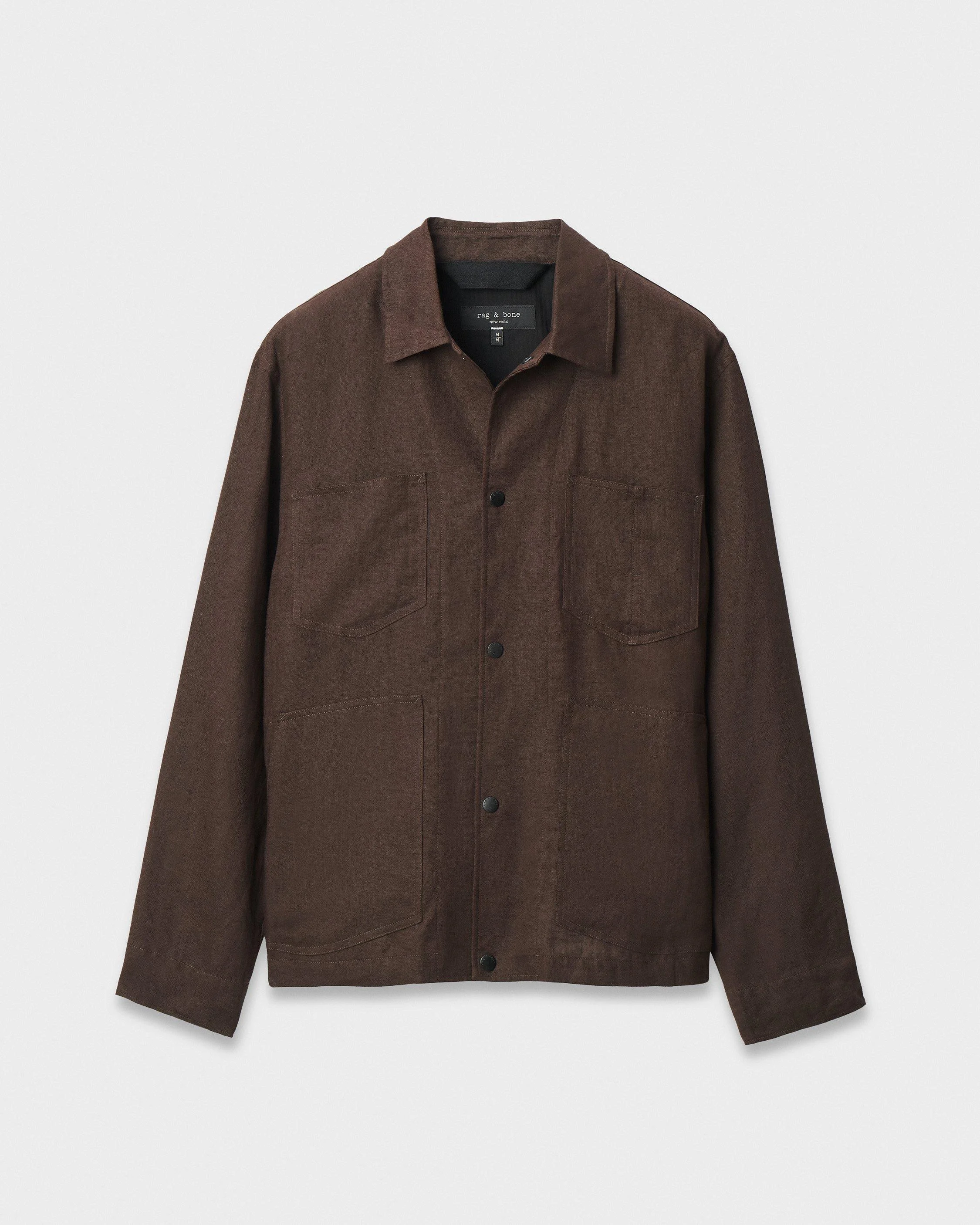 Calder Linen Workwear Jacket - 1