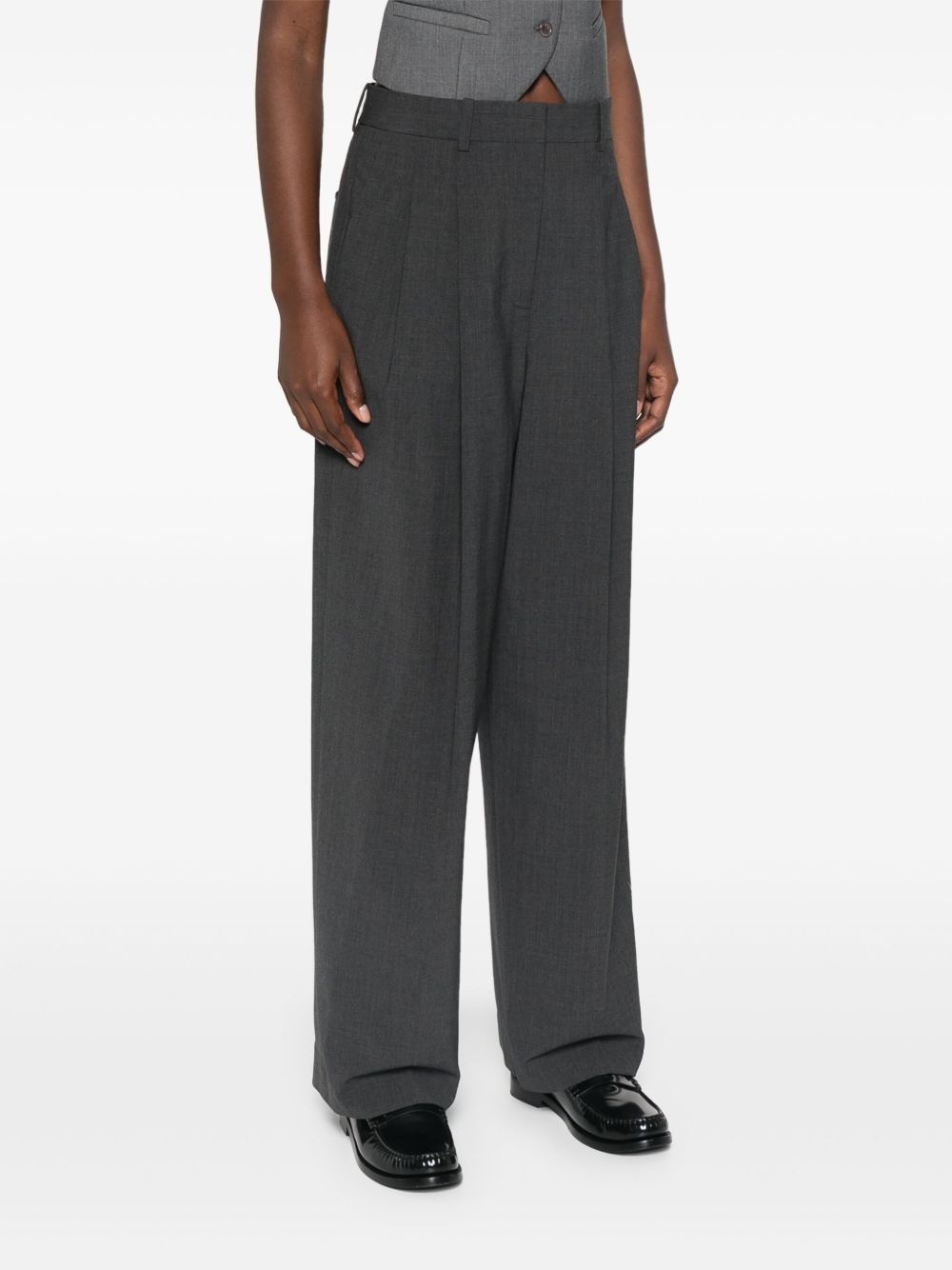 double pleat trousers - 3