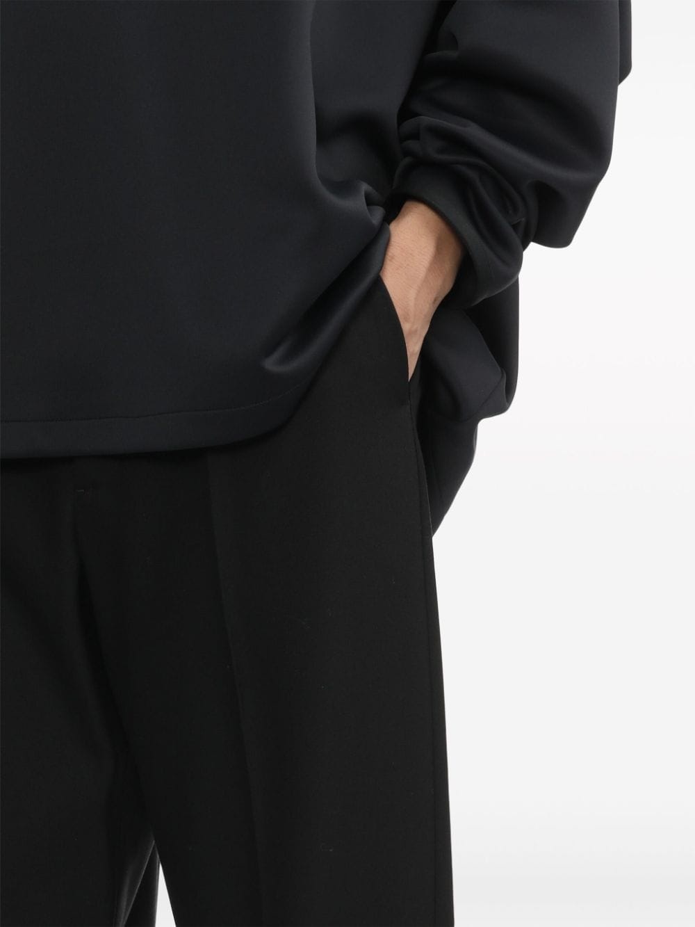 tailored straight-leg trousers - 5