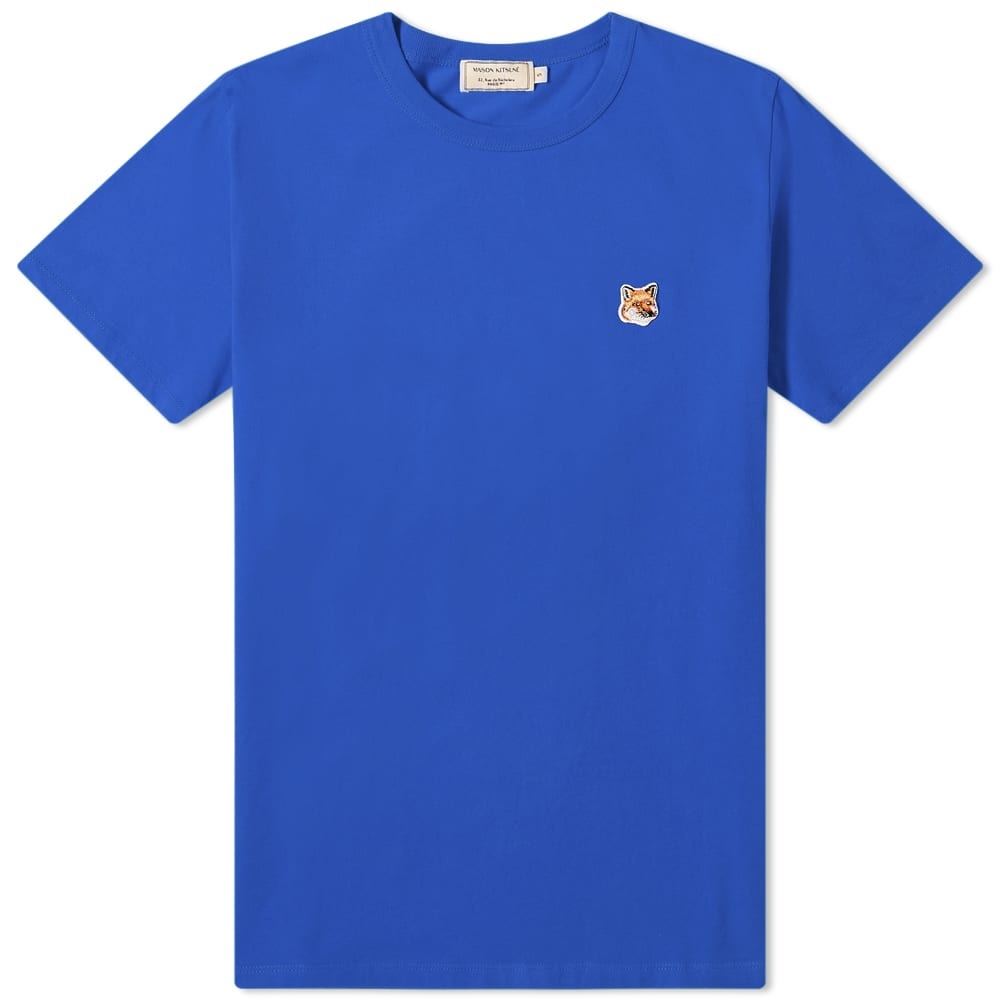 Maison Kitsuné Fox Head Patch Tee - 1