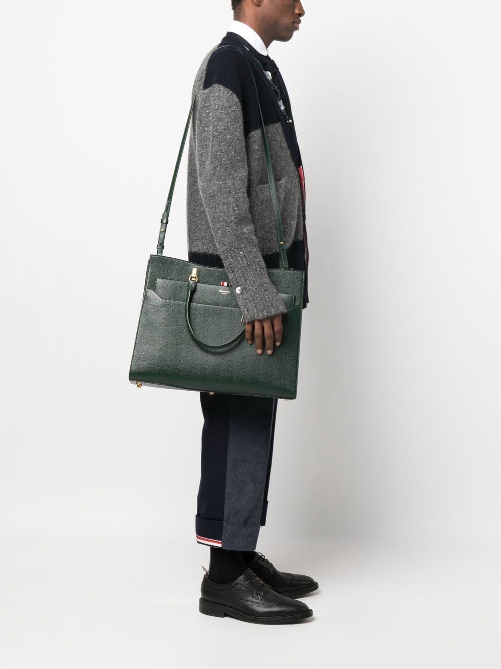 large pebble Duet tote - 2