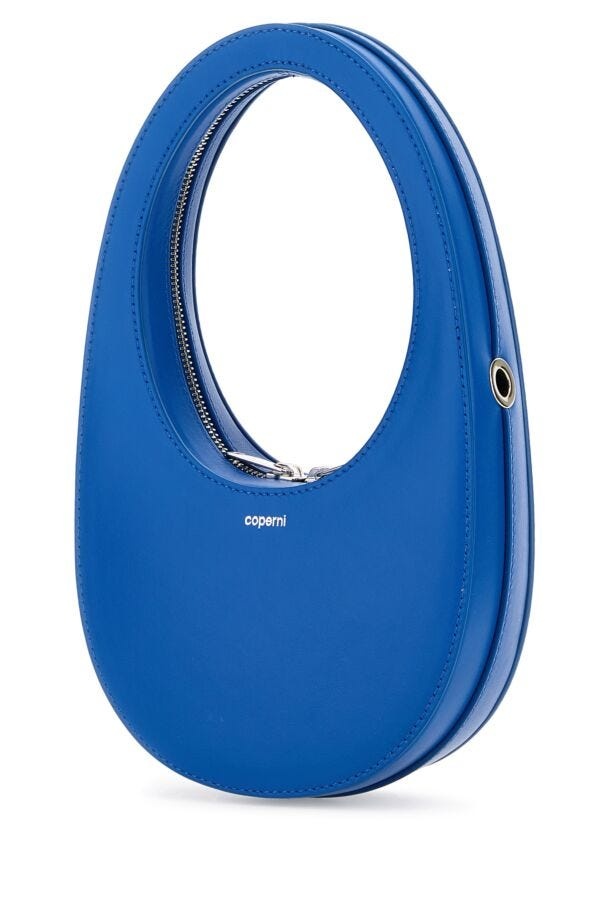 Blue leather mini Swipe handbag - 2