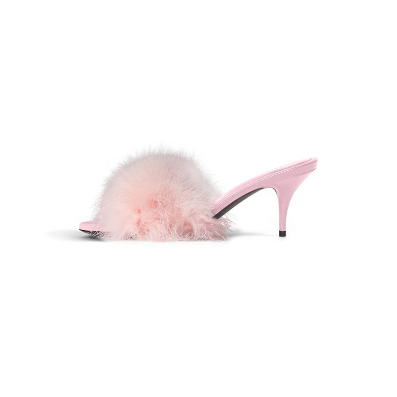BALENCIAGA Women's Boudoir 70mm Sandal  in Pink outlook