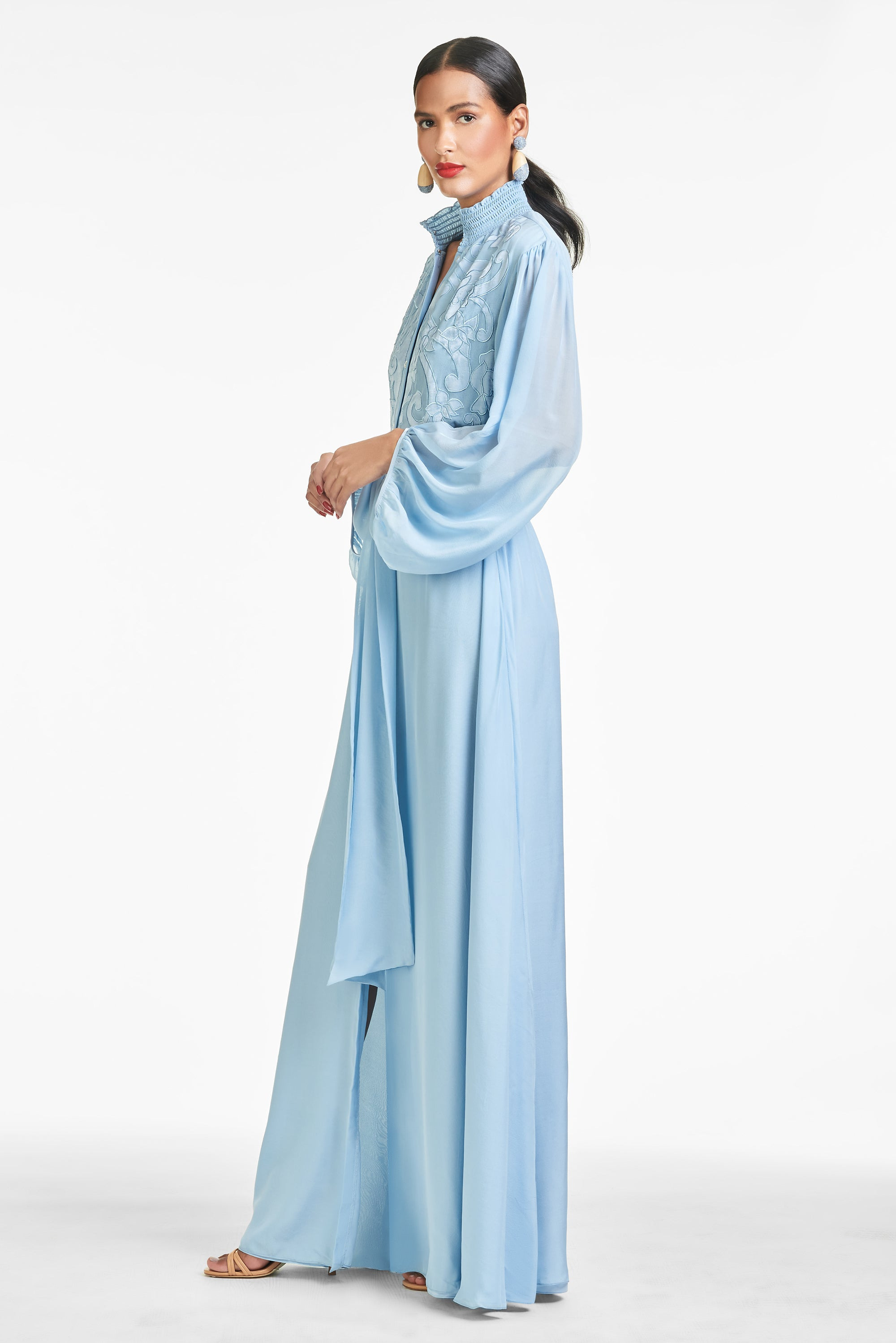 Beatrix Gown - Chambray Blue - 3