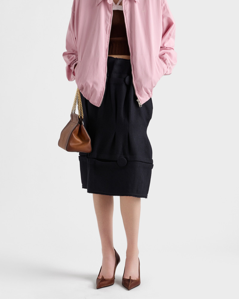 Prada Antiqued leather pumps outlook