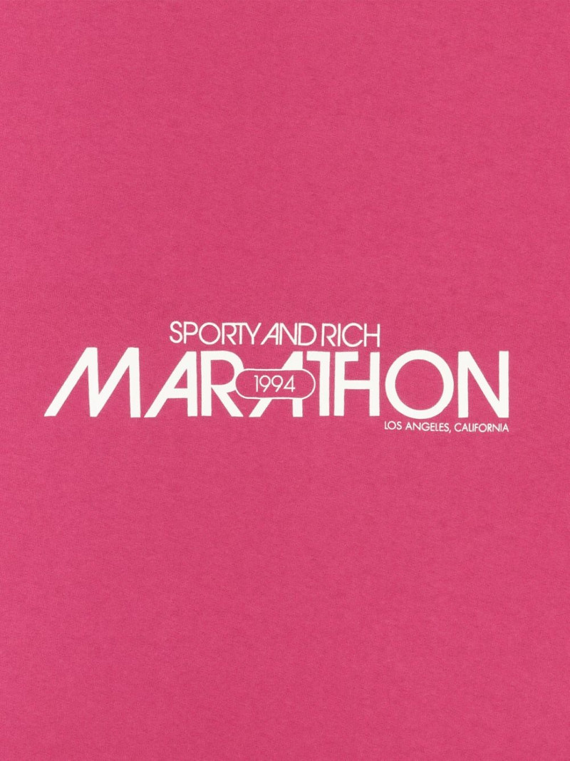 Sporty & Rich Marathon cotton sweatshirt outlook