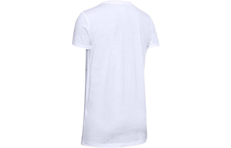 Under Armour (WMNS) Under Armour Branded Training Sports Short Sleeve White 1355647-100 outlook