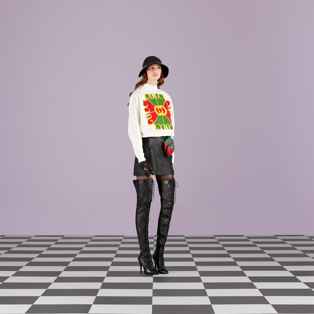 Gucci vintage logo cotton sweatshirt - 2