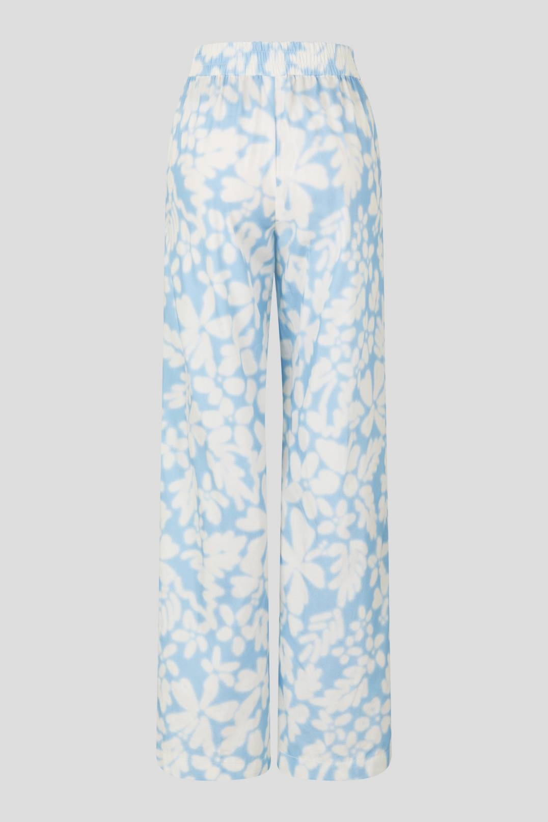 NIA MARLENE PANTS IN LIGHT BLUE/OFF-WHITE - 6