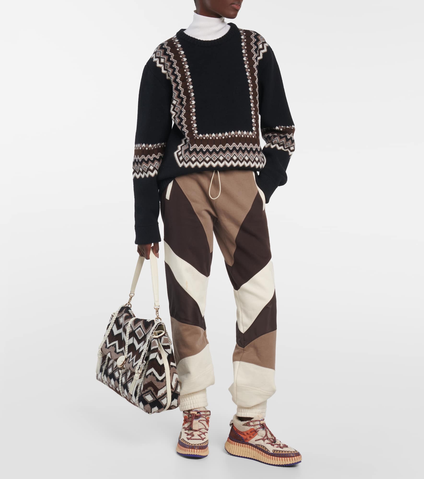 Wool-blend jacquard sweater - 2