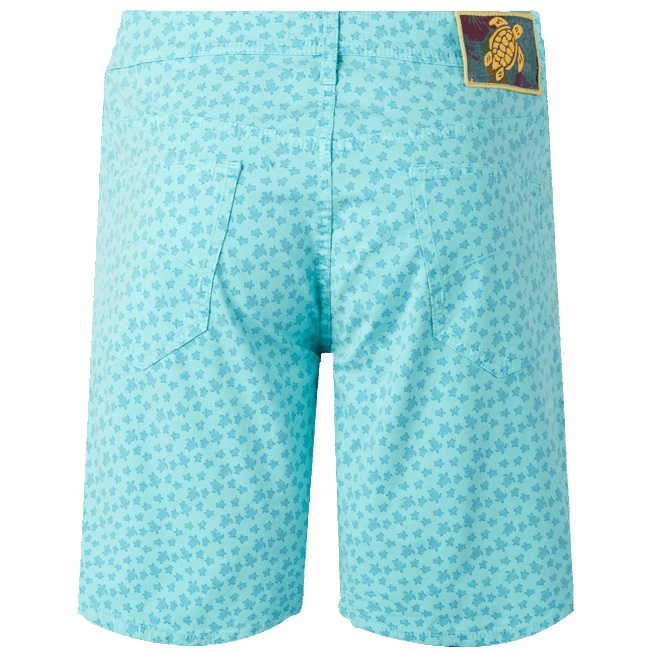 Men Cotton Bermuda Shorts Micro Ronde Des tortues - 2