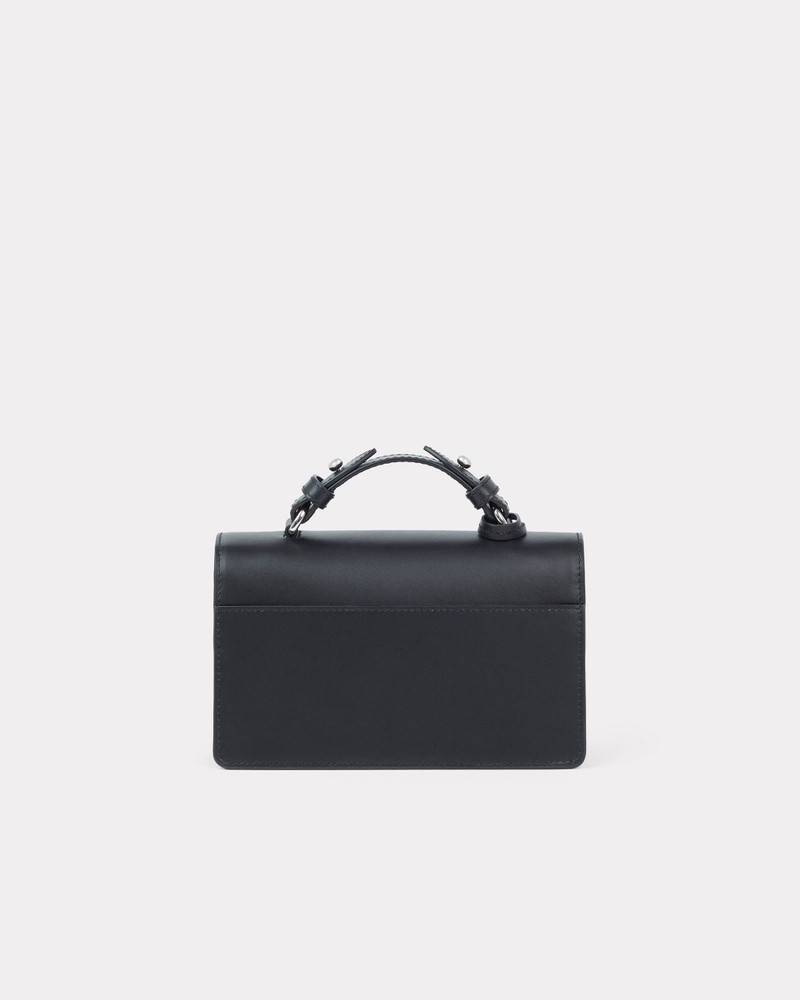 KENZO 'Rue Vivienne' miniature leather bag with strap outlook