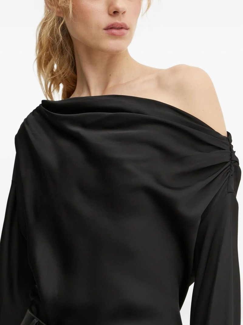 draped one-shoulder top 3