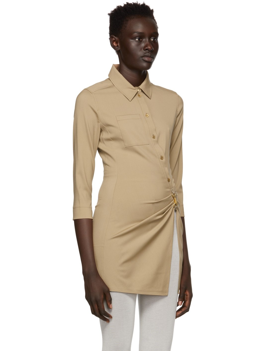 Beige 'La Tunique Jocou' Long Sleeve Shirt - 2