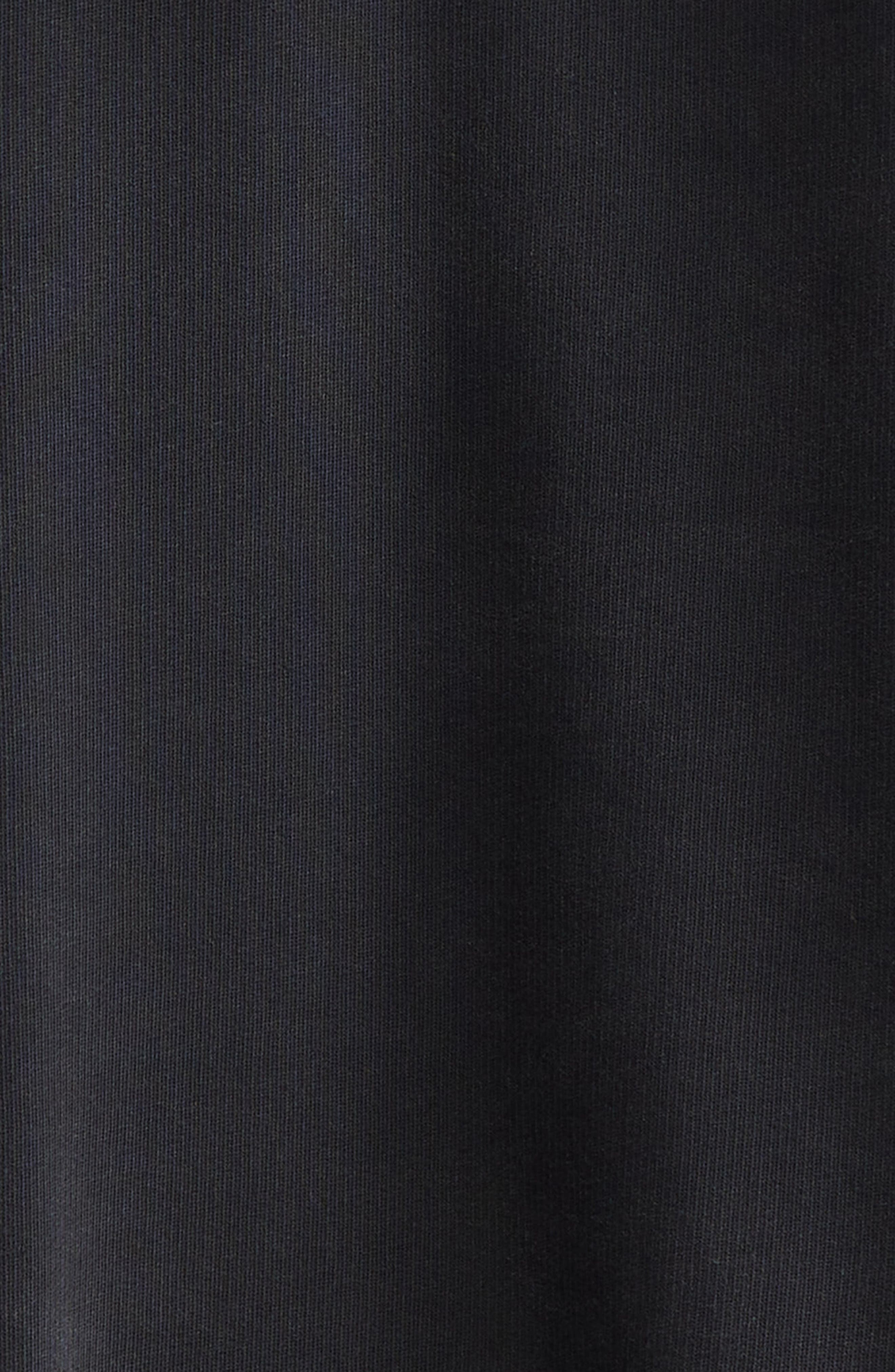 Martine Rose Upside Down Logo Classic Cotton Jersey Hoodie in Black Washed Rose Black at Nordstrom - 7