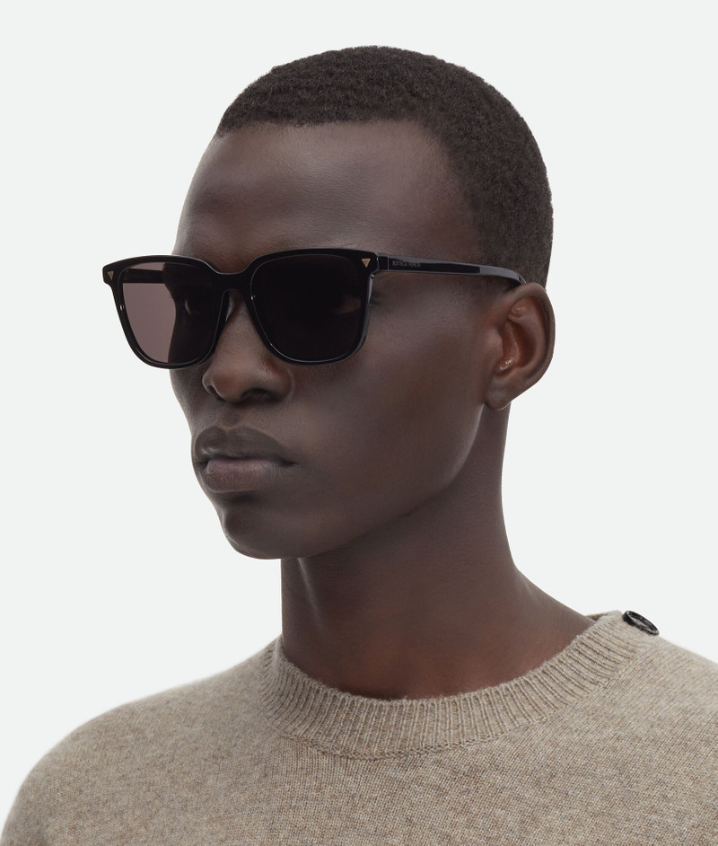 Bottega Veneta Soft Recycled Acetate Square Sunglasses outlook
