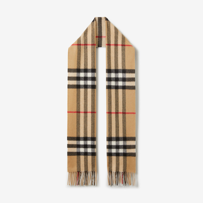 The Classic Check Cashmere Scarf - 1