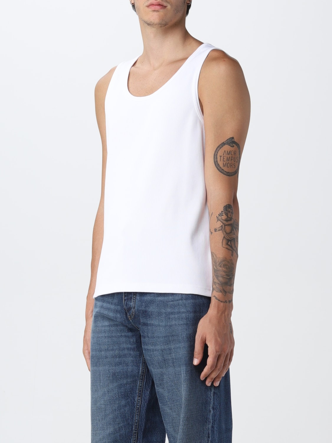 Bottega Veneta basic cotton tank top - 4
