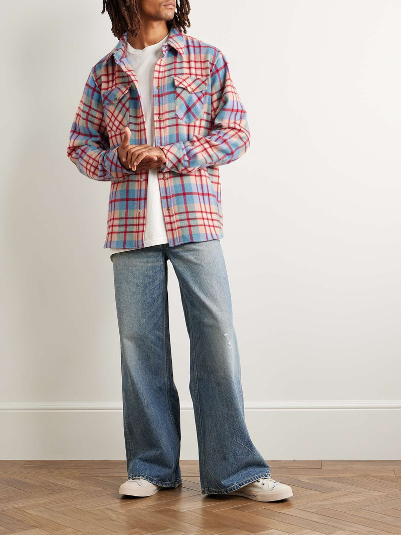 God’s True Cashmere Checked Cashmere Shirt outlook