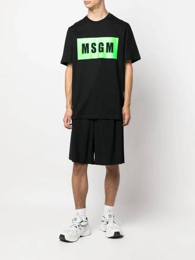 MSGM logo-print T-shirt outlook