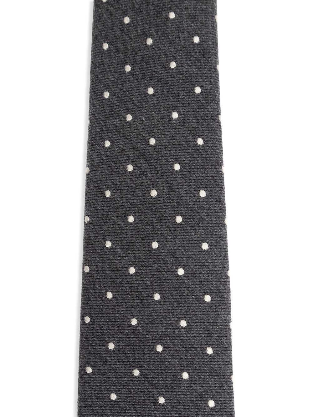 polka dot-print tie - 2