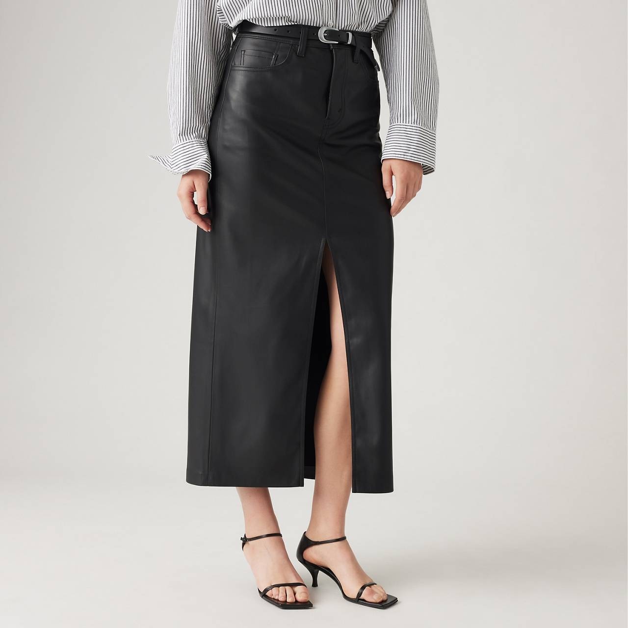 ANKLE COLUMN SKIRT - 4