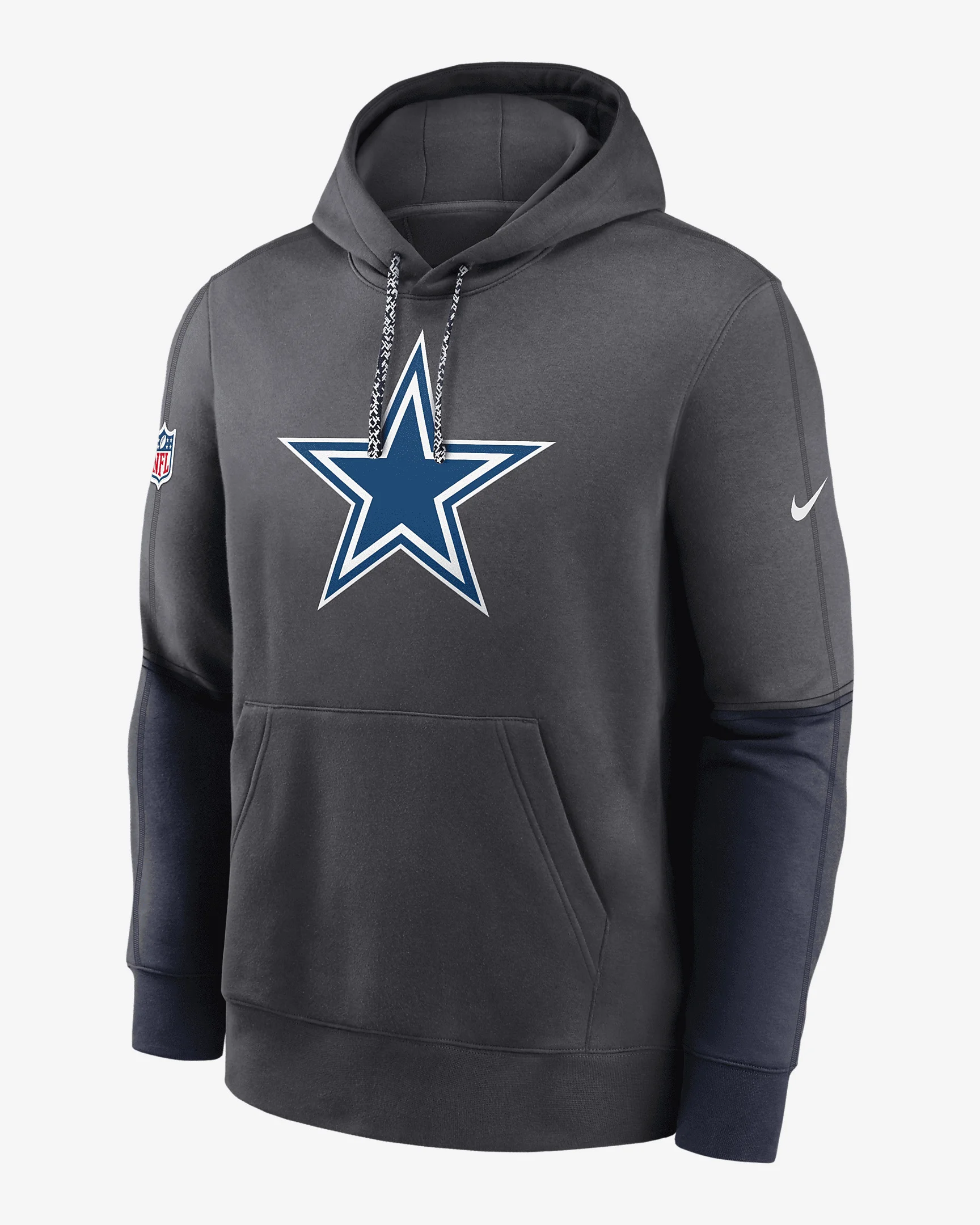 Dallas Cowboys Sideline Team Issue Club Men's Nike NFL Pullover Hoodie - 1