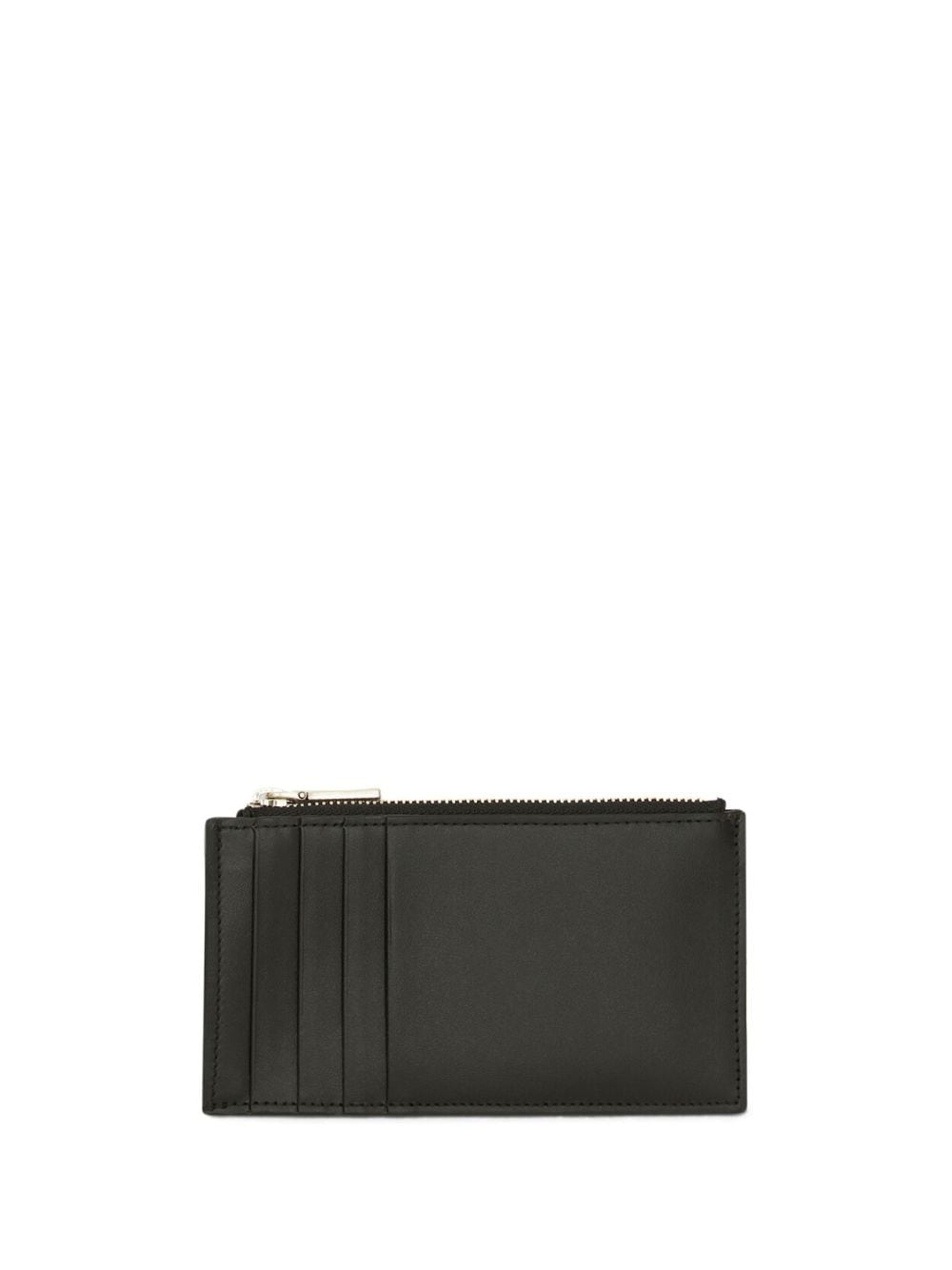 Pegaso motif-embossed leather cardholder - 2