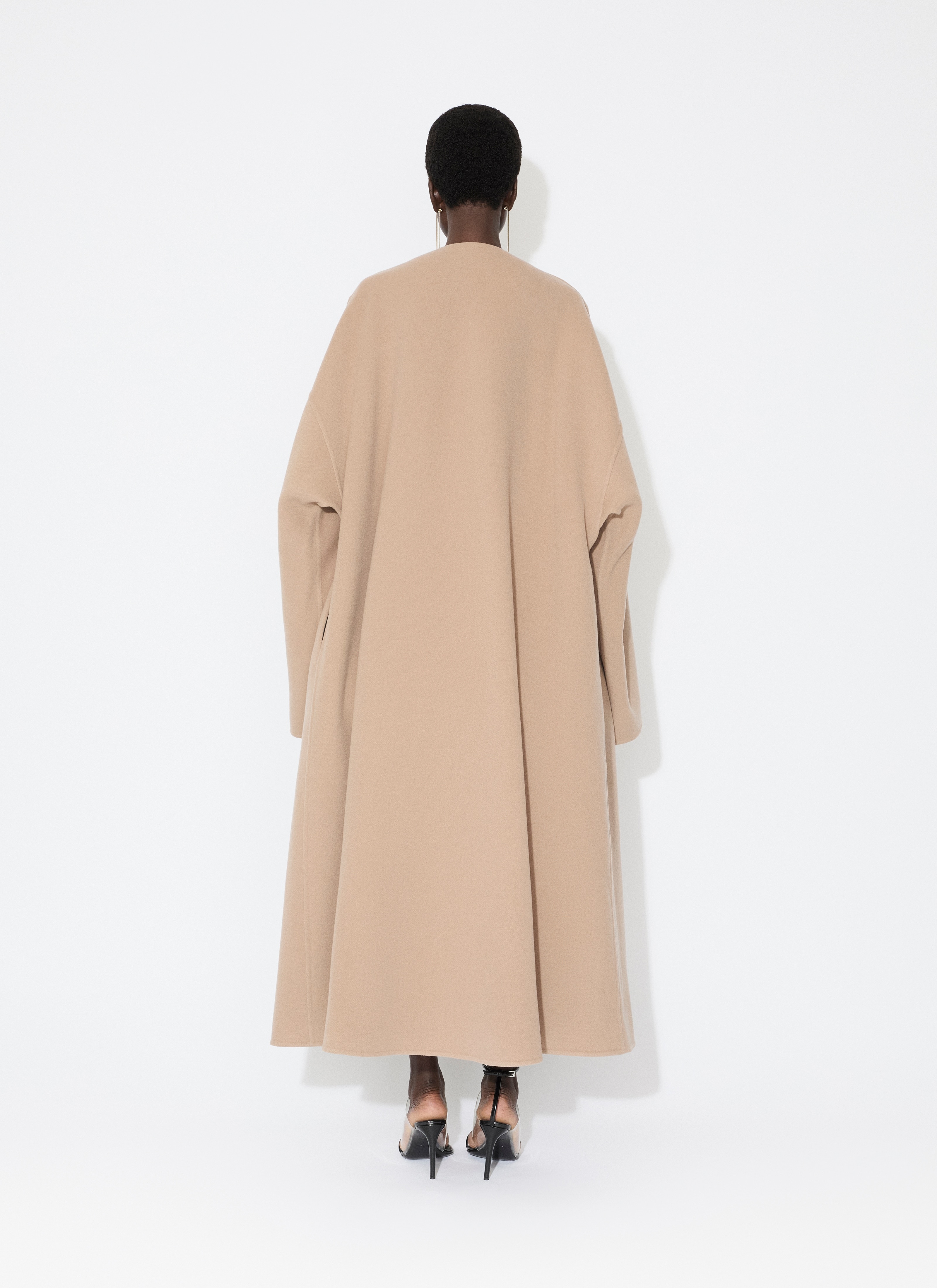 CASHMERE-BLEND SKATER SKIRT - 3