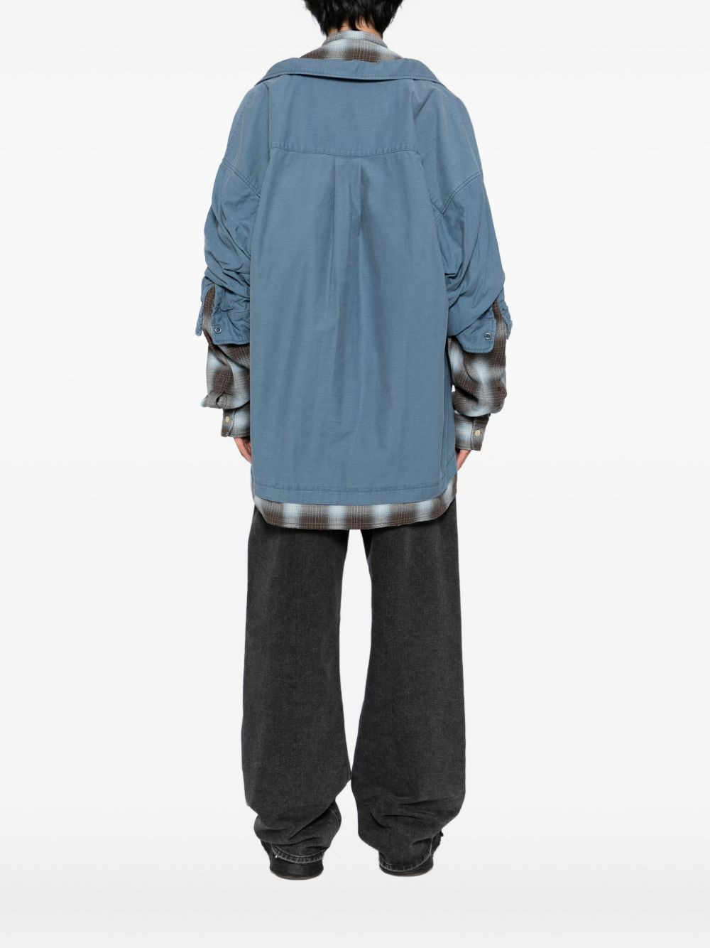 Layered Long Sleeve shirt - 4