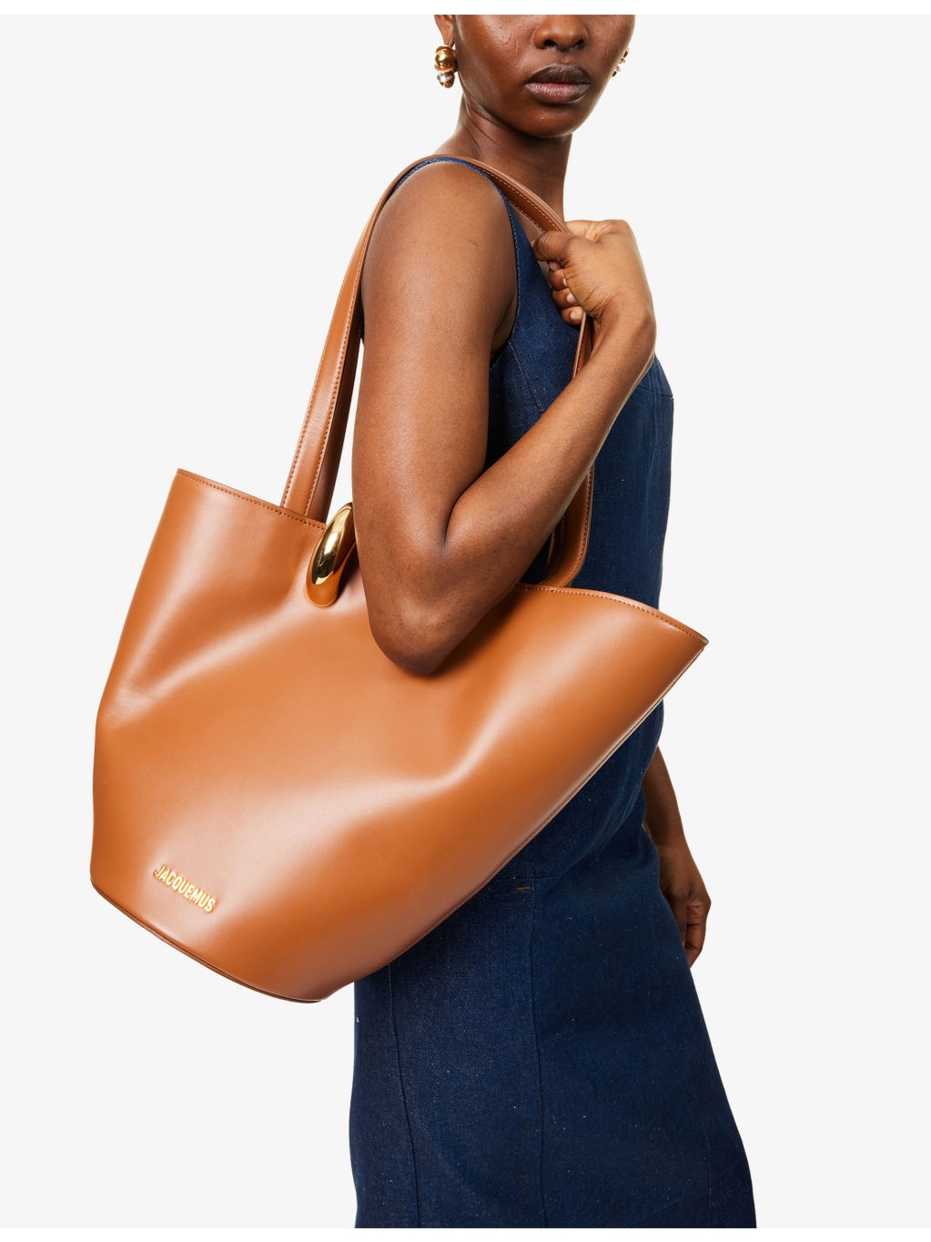 Le Bambola Moyen Medium Leather Tote Bag - 6